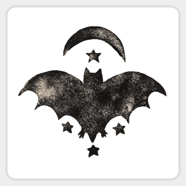 Bat out of hell Sticker by KempoArt